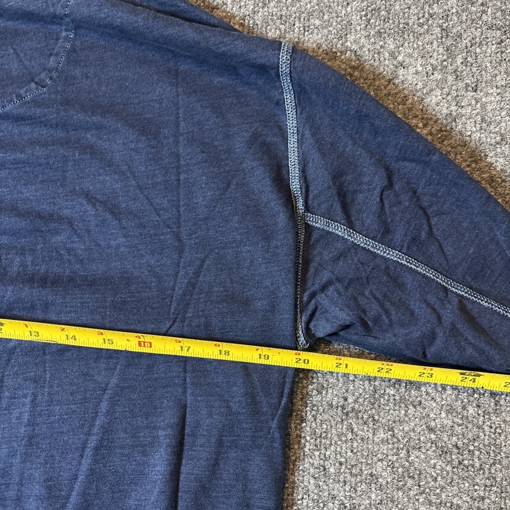 Robert Graham Navy 100% Cotton Crew Neck Long Sleeve Pullover Size Large - Picture 6 of 6